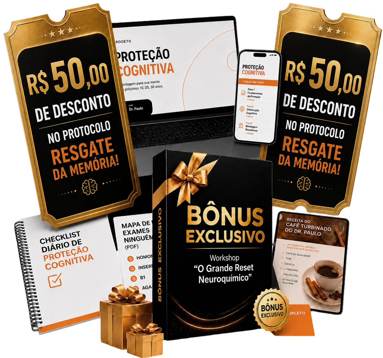 Mockup do Protocolo Resgate da Memoria